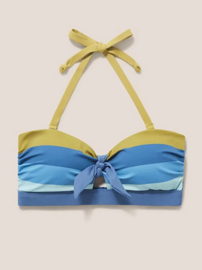 White Stuff SWIMWEAR Belle Bandeau Bikini Top Blue Multi 8211 Women White Stuff SWIMWEAR Belle Bandeau Bikini Top Blue Multi 8211 Women
