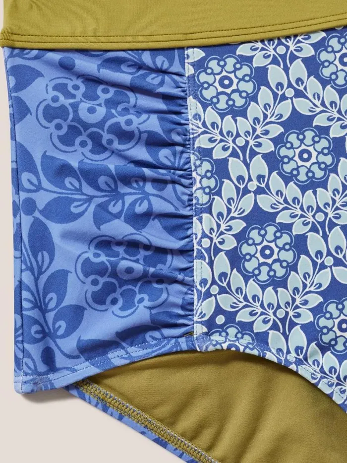White Stuff SWIMWEAR Beth High Waist Bikini Bottom Blue Multi 8211 Women White Stuff SWIMWEAR Beth High Waist Bikini Bottom Blue Multi 8211 Women