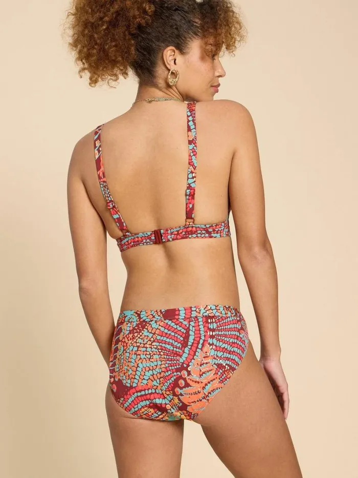 White Stuff SWIMWEAR Tabitha Bikini Bottom Red Print 8211 Women