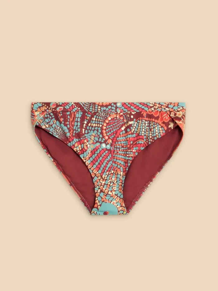 White Stuff SWIMWEAR Tabitha Bikini Bottom Red Print 8211 Women