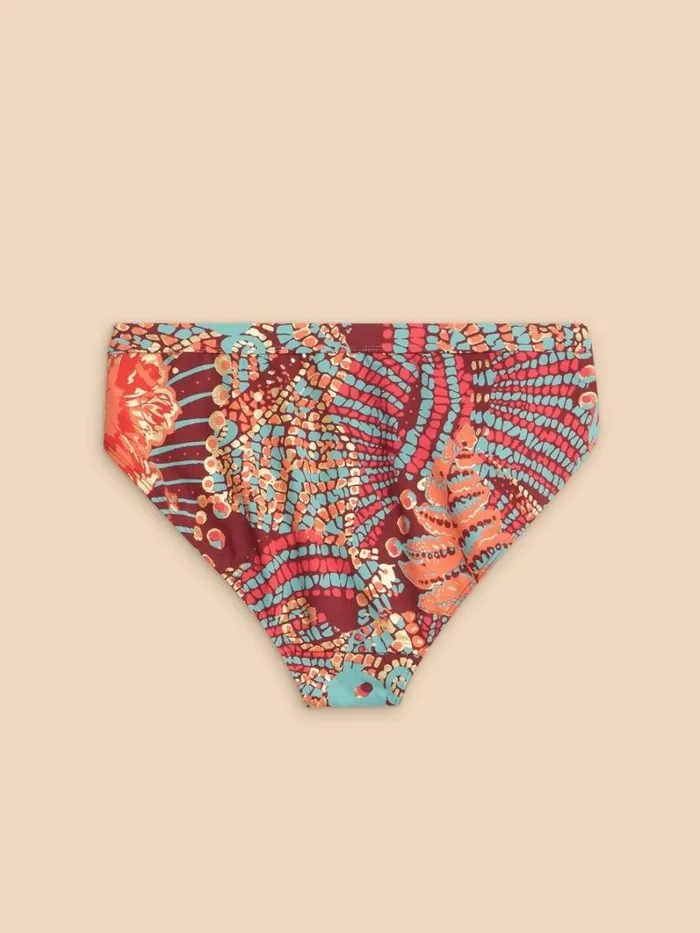 White Stuff SWIMWEAR Tabitha Bikini Bottom Red Print 8211 Women