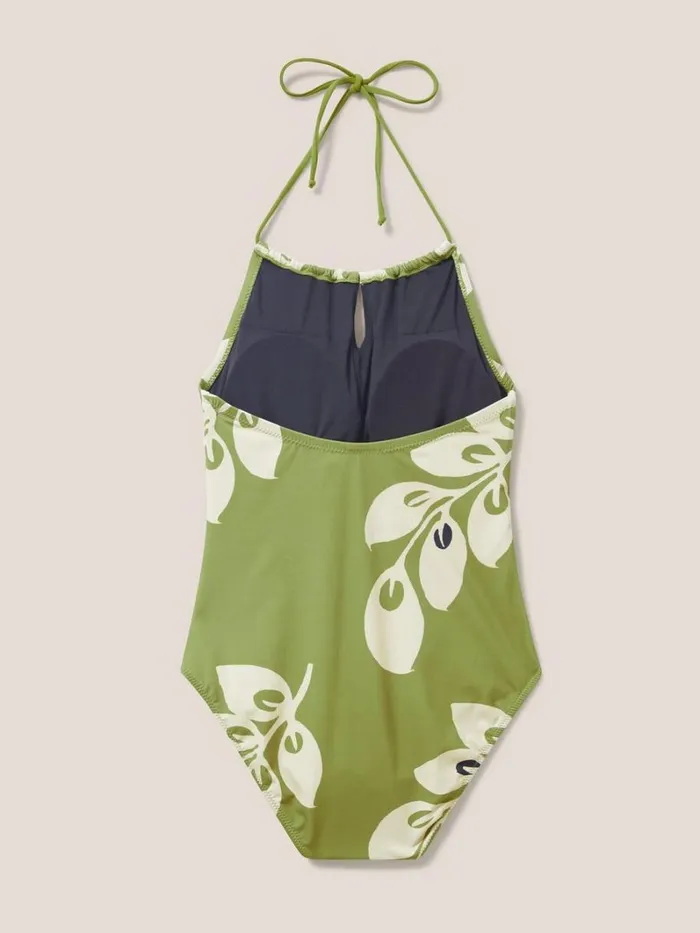 White Stuff SWIMWEAR Tamarin High Leg Swimsuit Green Multi 8211 Women White Stuff SWIMWEAR Tamarin High Leg Swimsuit Green Multi 8211 Women
