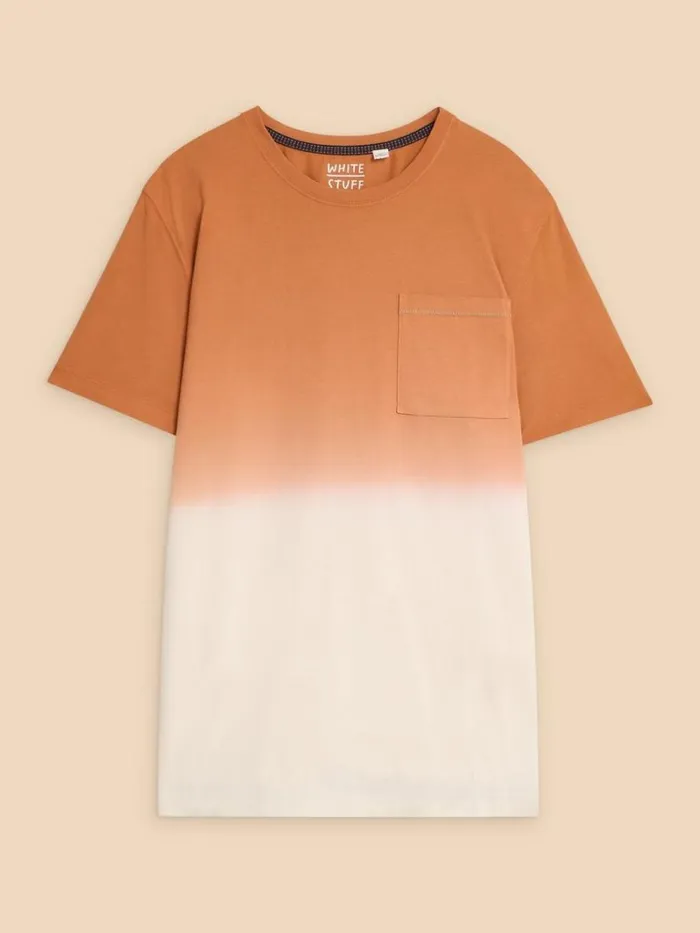 White Stuff TSHIRTS Abersoch Dip Dye SS Tee Orange Multi 8211 Men White Stuff TSHIRTS Abersoch Dip Dye SS Tee Orange Multi 8211 Men