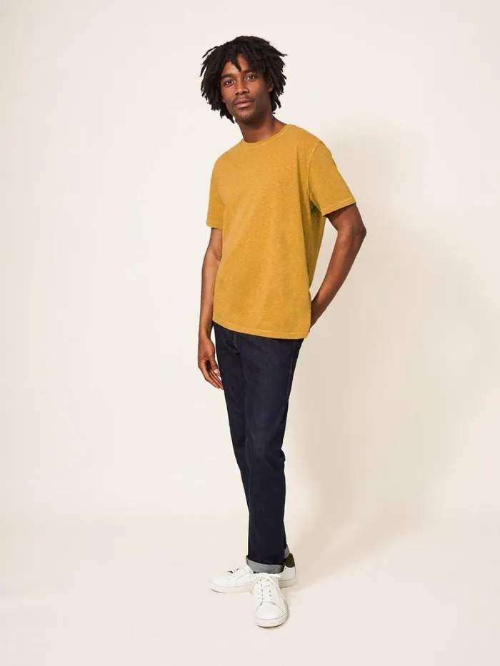 White Stuff TSHIRTS Abersoch Short Sleeve Tee Deep Yellow 8211 Men
