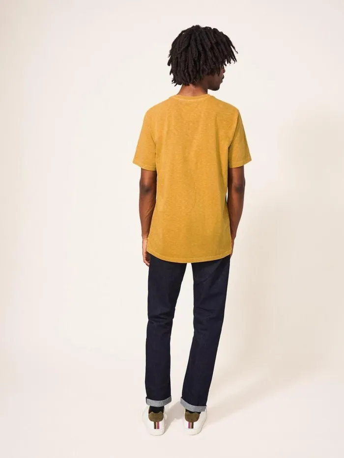White Stuff TSHIRTS Abersoch Short Sleeve Tee Deep Yellow 8211 Men White Stuff TSHIRTS Abersoch Short Sleeve Tee Deep Yellow 8211 Men