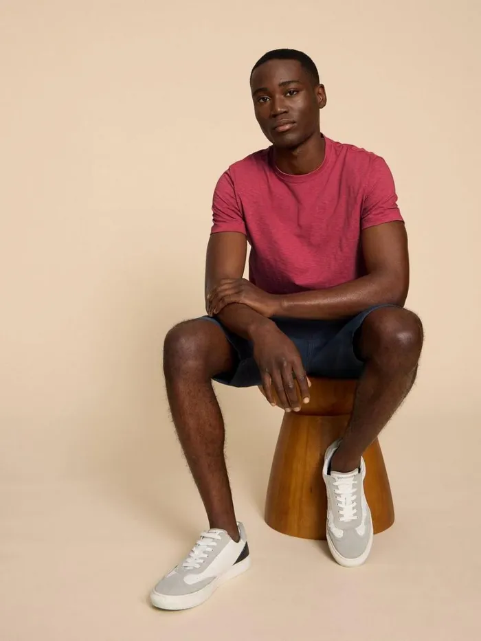 White Stuff TSHIRTS Abersoch Short Sleeve Tee Mid Coral 8211 Men