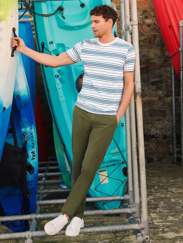 White Stuff TSHIRTS Abersoch Stripe SS Tee Natural White 8211 Men White Stuff TSHIRTS Abersoch Stripe SS Tee Natural White 8211 Men