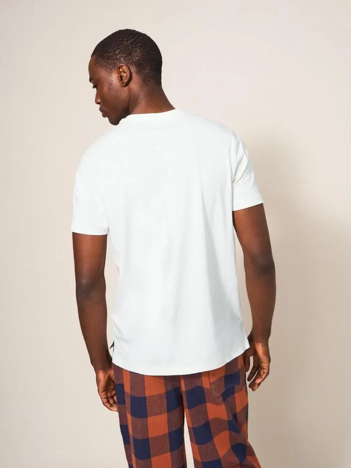 White Stuff TSHIRTS Chairman Graphic Tee Natural White 8211 Men