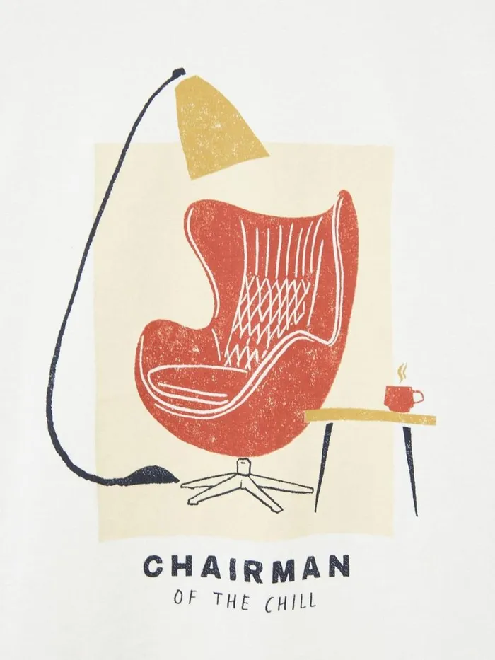 White Stuff TSHIRTS Chairman Graphic Tee Natural White 8211 Men