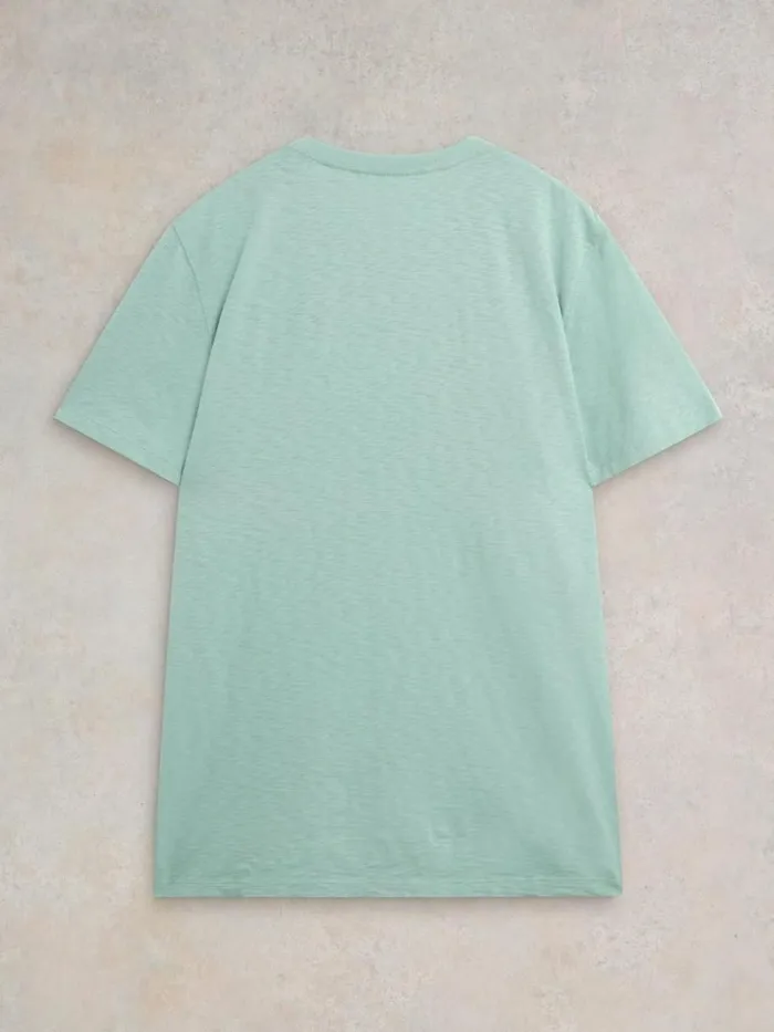 White Stuff TSHIRTS Shark Pocket Graphic Tee Mint Green 8211 Men White Stuff TSHIRTS Shark Pocket Graphic Tee Mint Green 8211 Men