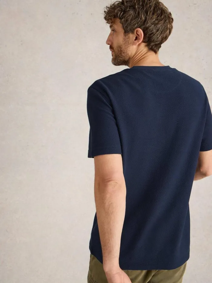 White Stuff TSHIRTS Tenby Textured SS Tee Dark Navy 8211 Men White Stuff TSHIRTS Tenby Textured SS Tee Dark Navy 8211 Men