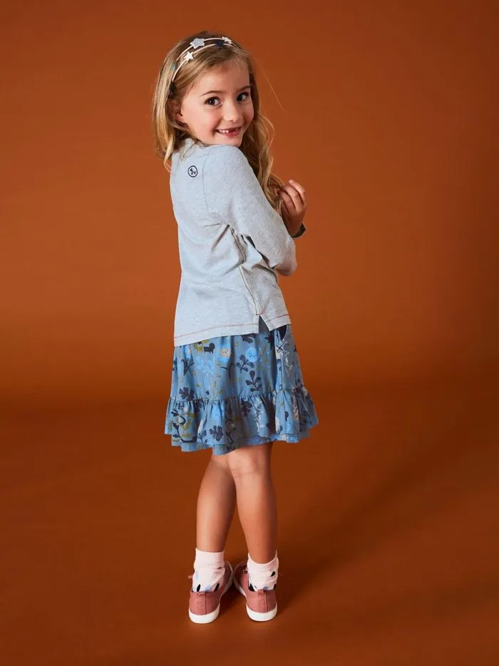 White Stuff TOPS Abbey Long Sleeve T Shirt Grey Marl 8211 Kids White Stuff TOPS Abbey Long Sleeve T Shirt Grey Marl 8211 Kids