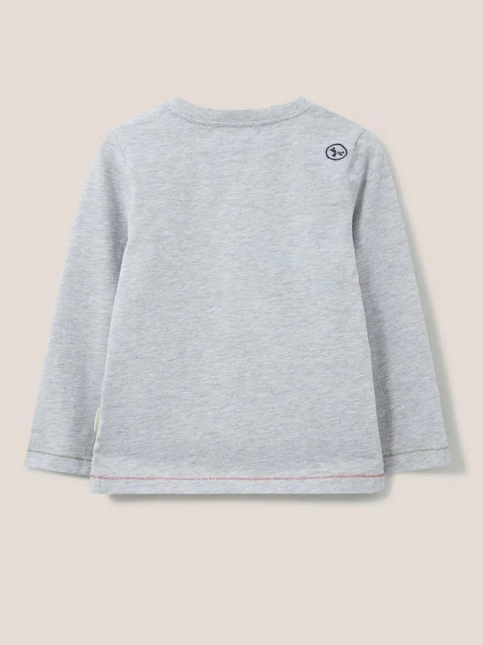 White Stuff TOPS Abbey Long Sleeve T Shirt Grey Marl 8211 Kids White Stuff TOPS Abbey Long Sleeve T Shirt Grey Marl 8211 Kids