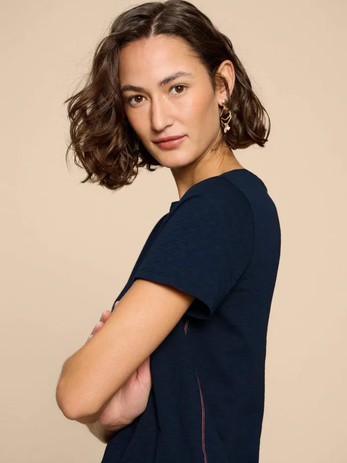 White Stuff TOPS and TEES ABBIE TEE Dark Navy 8211 Women White Stuff TOPS and TEES ABBIE TEE Dark Navy 8211 Women