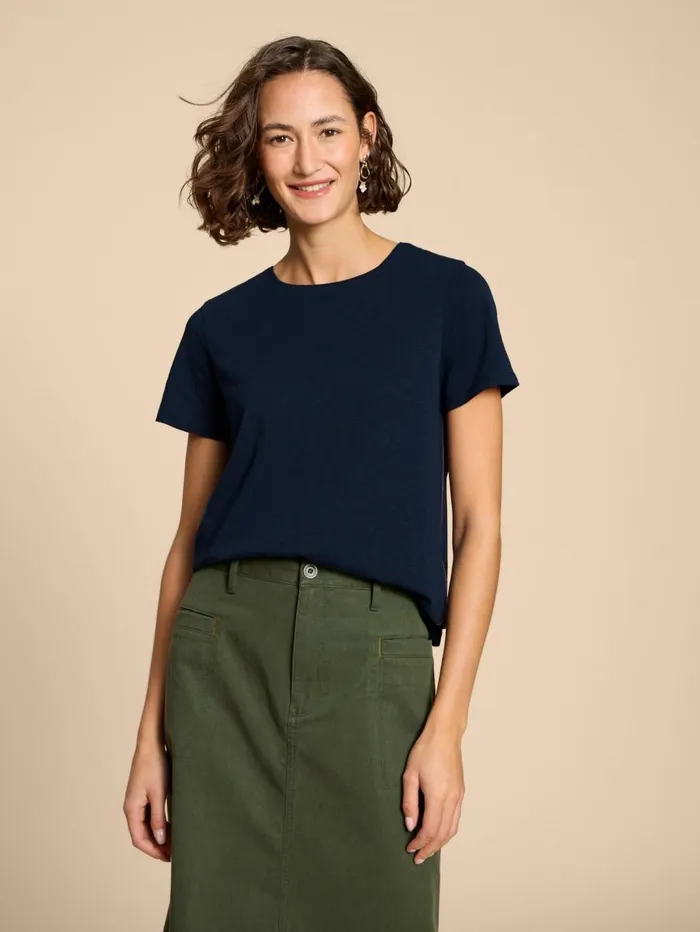White Stuff TOPS and TEES ABBIE TEE Dark Navy 8211 Women White Stuff TOPS and TEES ABBIE TEE Dark Navy 8211 Women