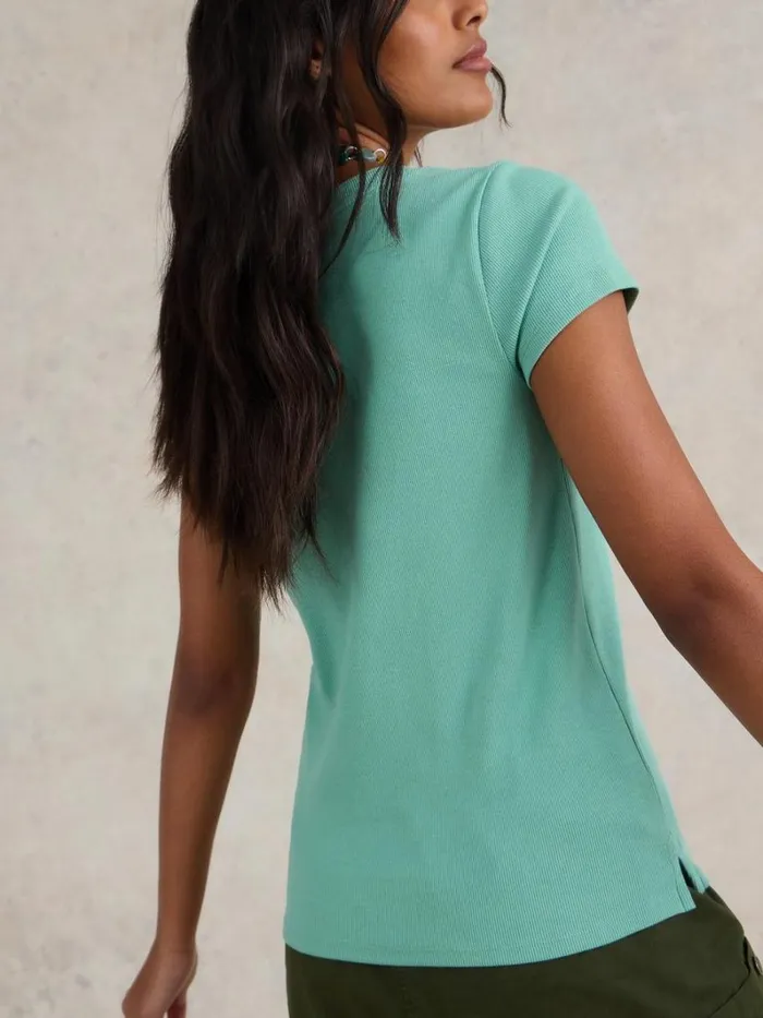 White Stuff TOPS and TEES AIDA TEE Mid Green 8211 Women