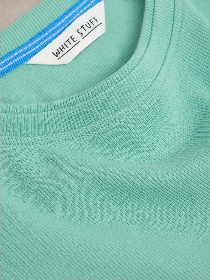 White Stuff TOPS and TEES AIDA TEE Mid Green 8211 Women