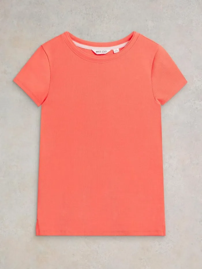 White Stuff TOPS and TEES AIDA TEE Mid Orange 8211 Women White Stuff TOPS and TEES AIDA TEE Mid Orange 8211 Women