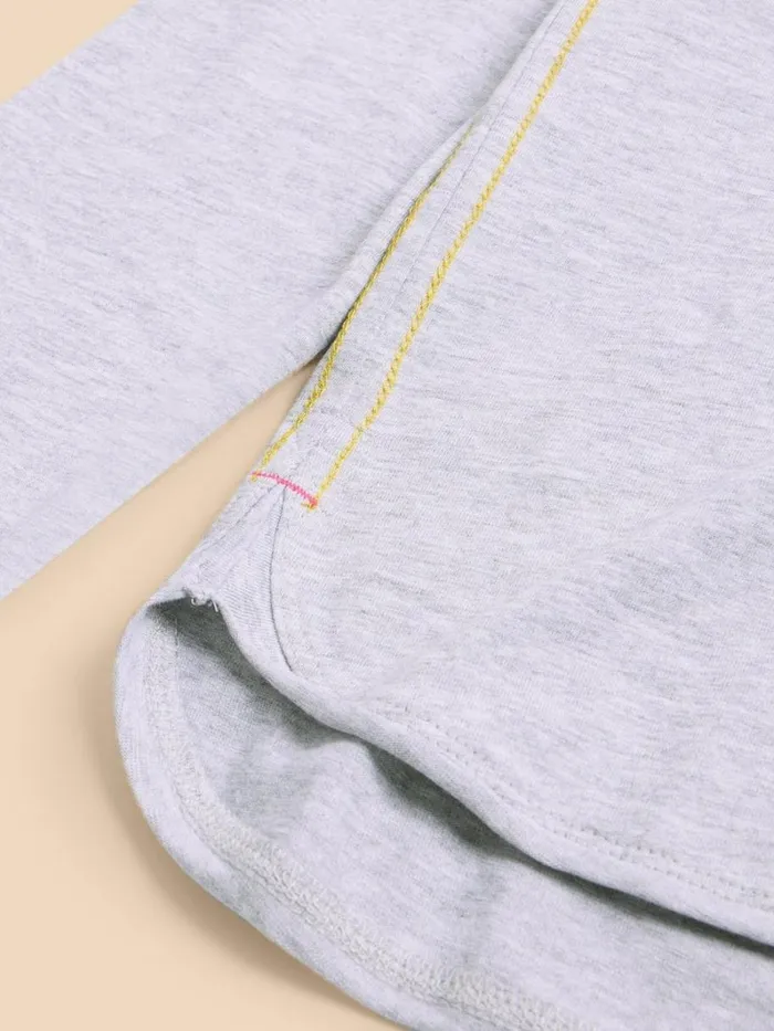 White Stuff TOPS and TEES CLARA TEE Grey Marl 8211 Women White Stuff TOPS and TEES CLARA TEE Grey Marl 8211 Women