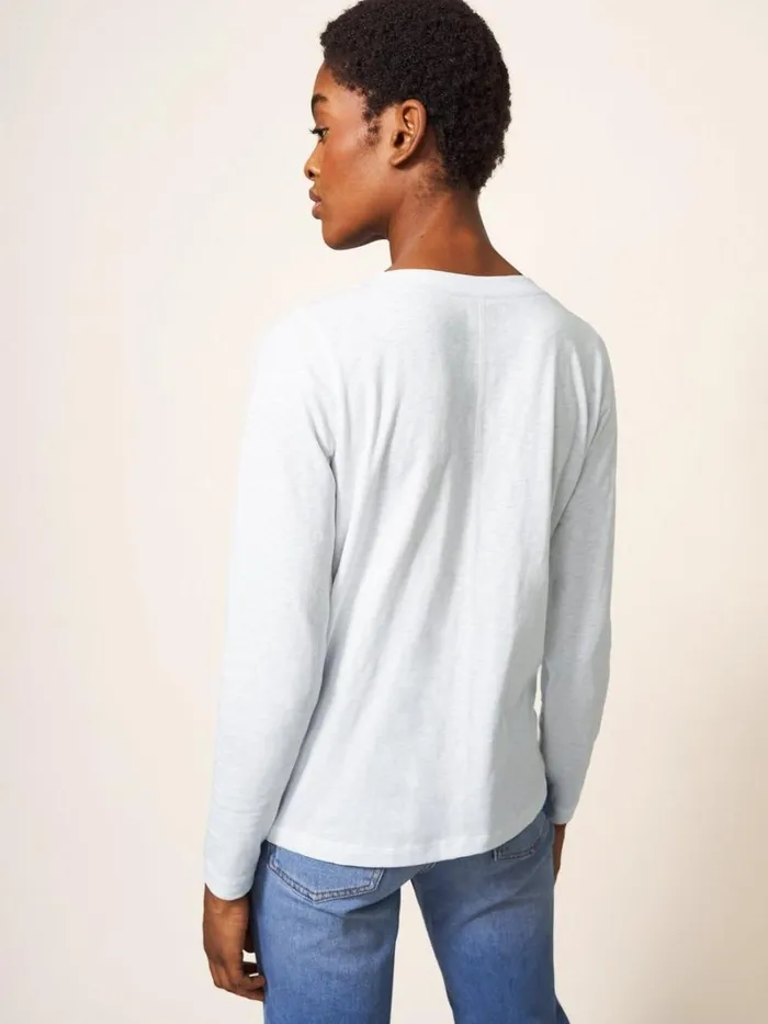 White Stuff TOPS and TEES Nelly LS Tee Brilliant White 8211 Women White Stuff TOPS and TEES Nelly LS Tee Brilliant White 8211 Women