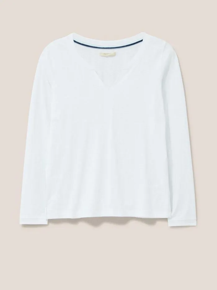 White Stuff TOPS and TEES Nelly LS Tee Brilliant White 8211 Women White Stuff TOPS and TEES Nelly LS Tee Brilliant White 8211 Women