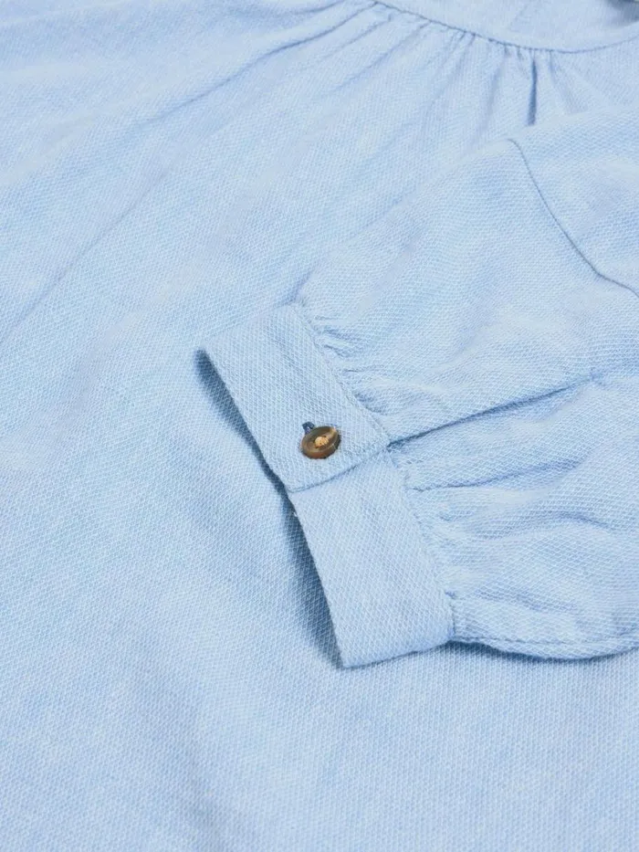 White Stuff TOPS and TEES Shelly Linen Blend Top Chambray Blue 8211 Women