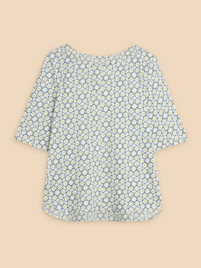 White Stuff TOPS and TEES WEAVER JERSEY TOP White Multi 8211 Women White Stuff TOPS and TEES WEAVER JERSEY TOP White Multi 8211 Women