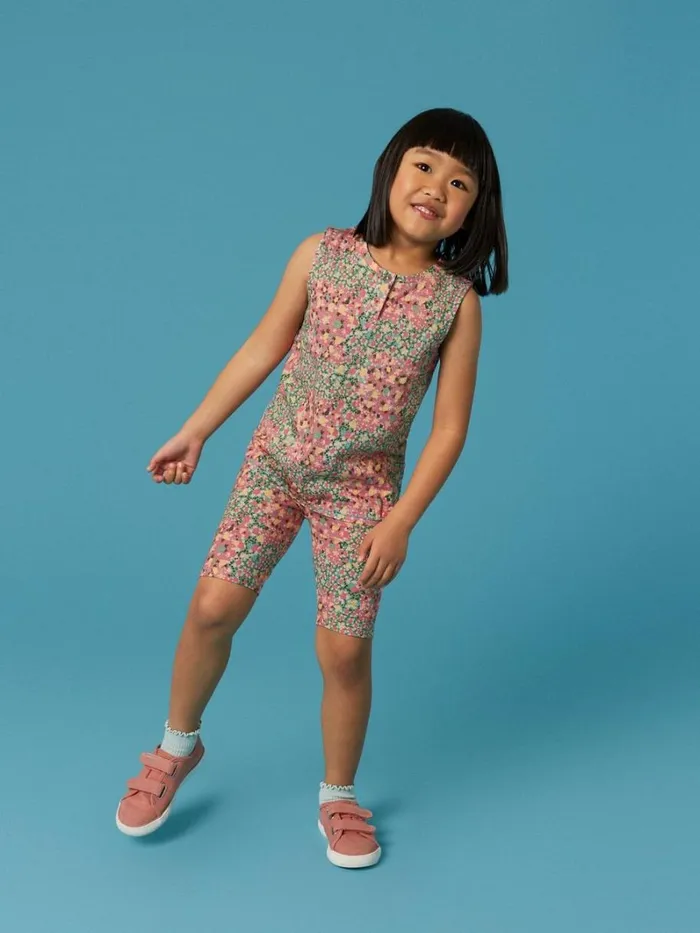 White Stuff TOPS Casey Printed Vest Pink Multi 8211 Kids