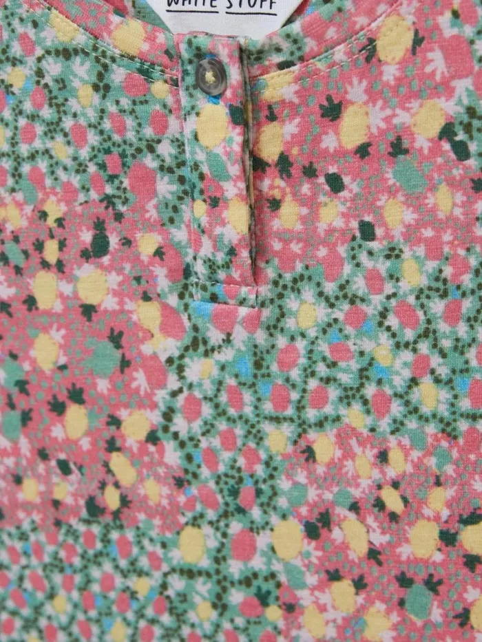 White Stuff TOPS Casey Printed Vest Pink Multi 8211 Kids