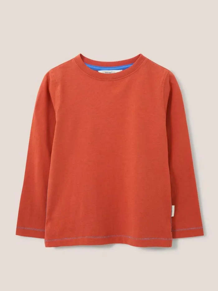 White Stuff TOPS Long Sleeve Abersoch T Shirt Mid Red 8211 Kids White Stuff TOPS Long Sleeve Abersoch T Shirt Mid Red 8211 Kids