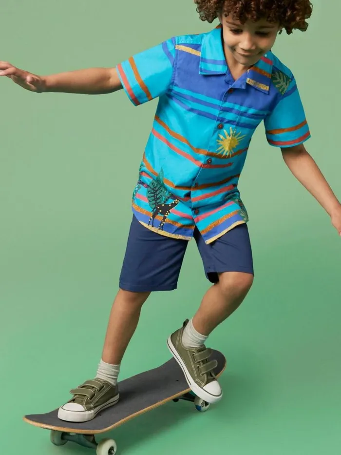 White Stuff TROUSERS and SHORTS Cole Chino Short Dark Navy 8211 Kids