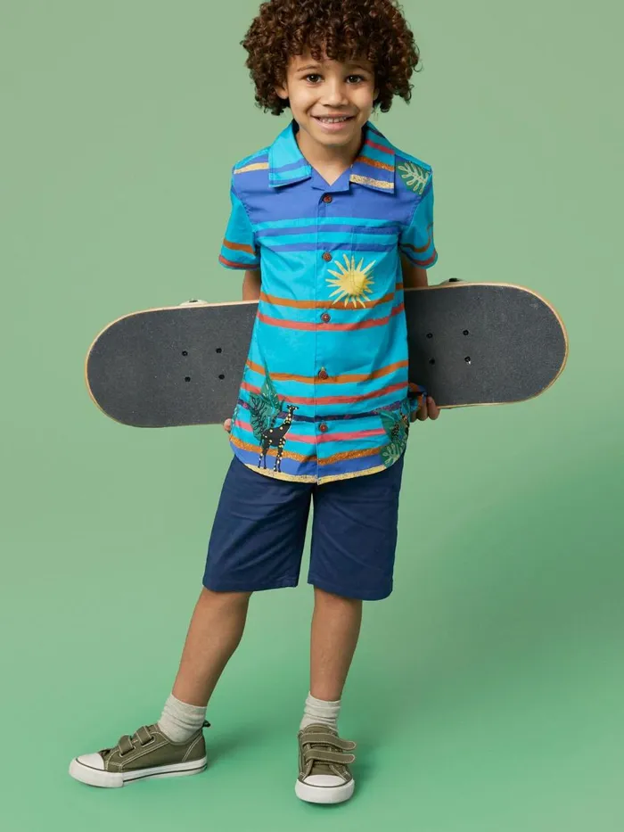 White Stuff TROUSERS and SHORTS Cole Chino Short Dark Navy 8211 Kids