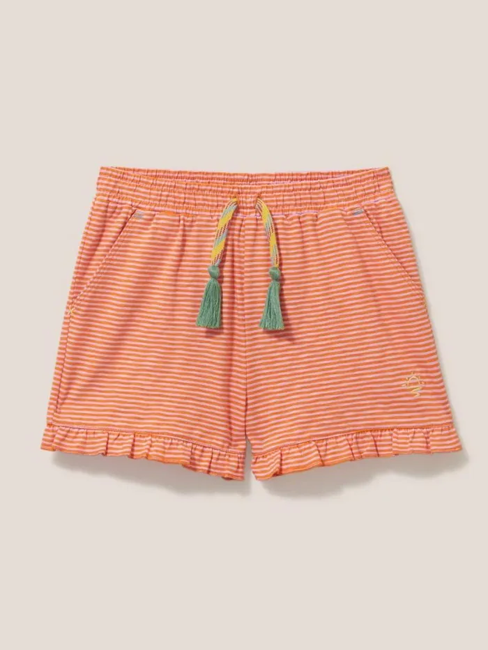White Stuff TROUSERS and SHORTS Renee Striped Frill Shorts Pink Multi 8211 Kids White Stuff TROUSERS and SHORTS Renee Striped Frill Shorts Pink Multi 8211 Kids