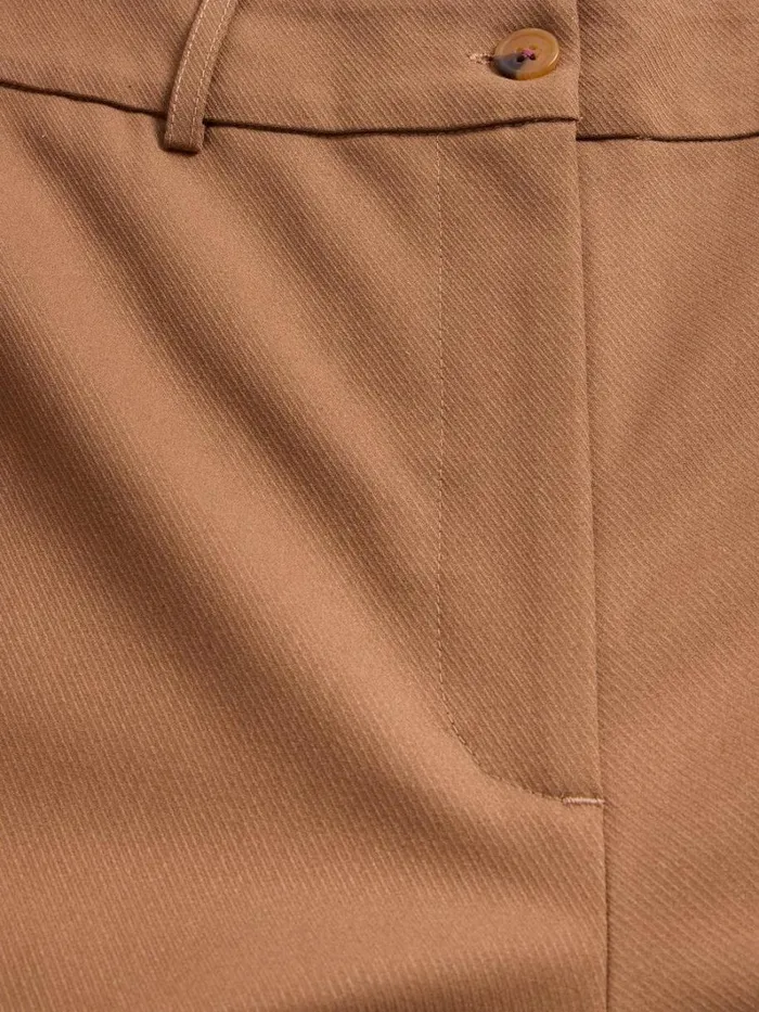 White Stuff TROUSERS Belle Wide Leg Trouser Mid Tan 8211 Women