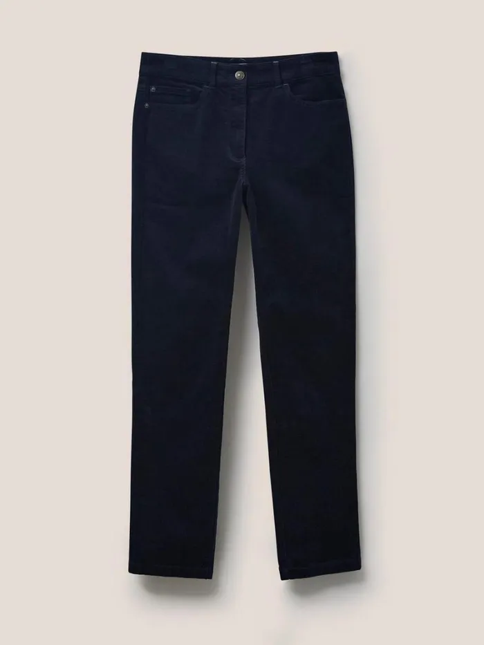 White Stuff TROUSERS Brooke Straight Cord Trouser Dark Navy 8211 Women White Stuff TROUSERS Brooke Straight Cord Trouser Dark Navy 8211 Women