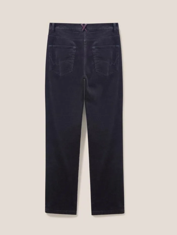 White Stuff TROUSERS Brooke Straight Cord Trouser Dk Grey 8211 Women