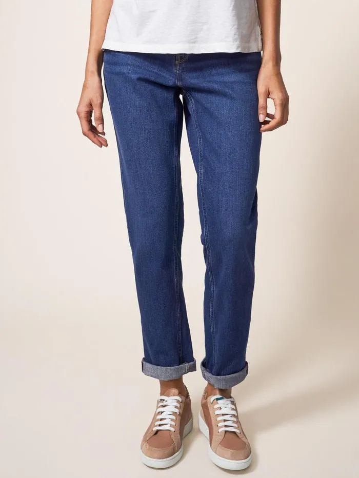 White Stuff TROUSERS Brooke Straight Jeans Mid Denim 8211 Women White Stuff TROUSERS Brooke Straight Jeans Mid Denim 8211 Women