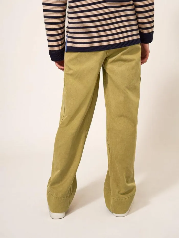 White Stuff TROUSERS Carlie Wide Leg Cargo Trouser Mid Green 8211 Women White Stuff TROUSERS Carlie Wide Leg Cargo Trouser Mid Green 8211 Women