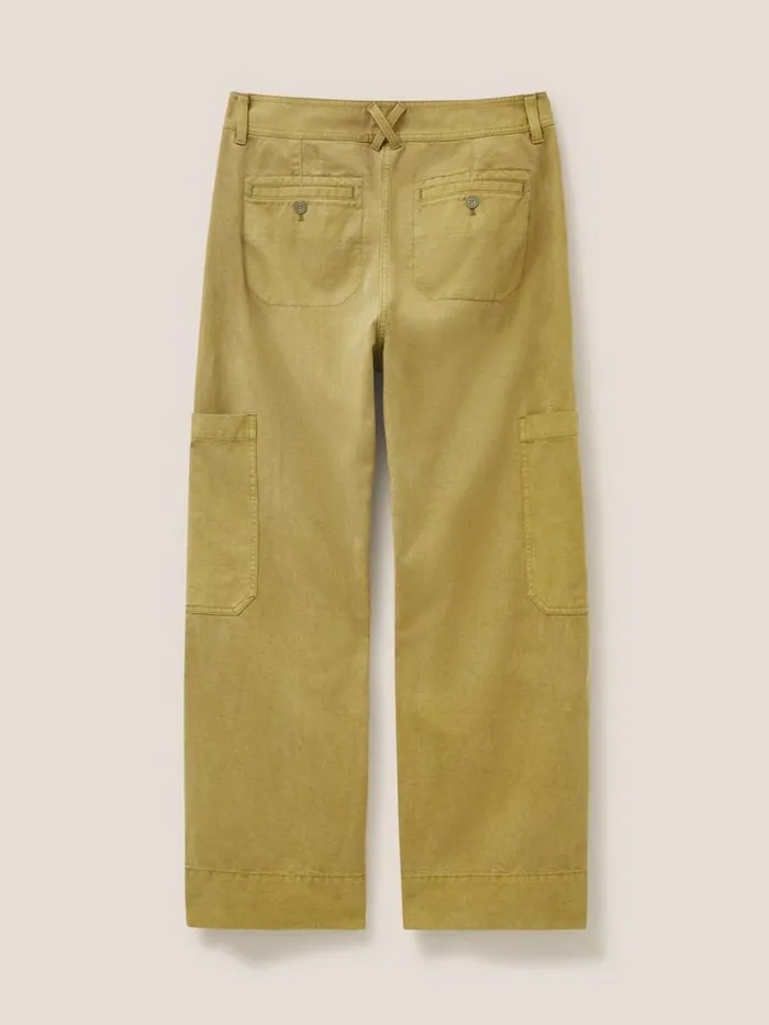 White Stuff TROUSERS Carlie Wide Leg Cargo Trouser Mid Green 8211 Women White Stuff TROUSERS Carlie Wide Leg Cargo Trouser Mid Green 8211 Women