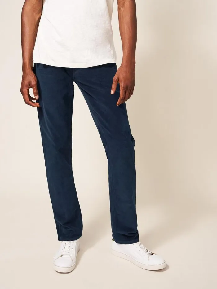 White Stuff TROUSERS Crosby Cord Trouser Dark Navy 8211 Men