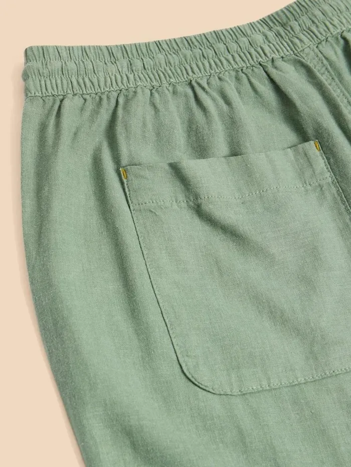 White Stuff TROUSERS Elle Linen Blend Trouser Mid Green 8211 Women White Stuff TROUSERS Elle Linen Blend Trouser Mid Green 8211 Women