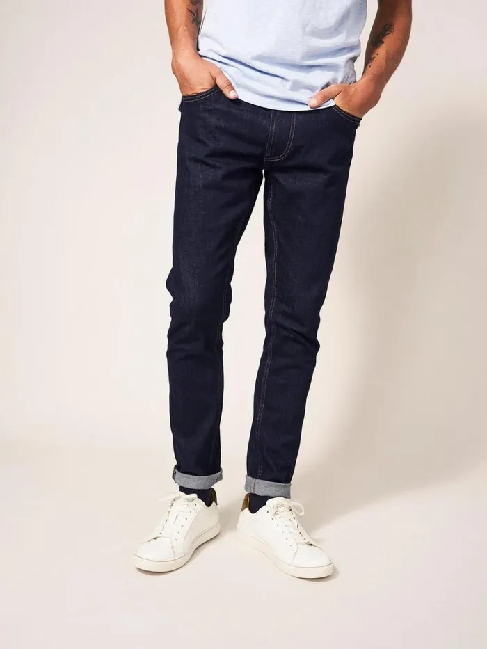 White Stuff TROUSERS Harwood Slim Jean Dk Denim 8211 Men