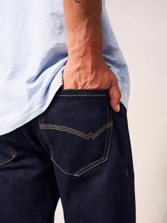 White Stuff TROUSERS Harwood Slim Jean Dk Denim 8211 Men