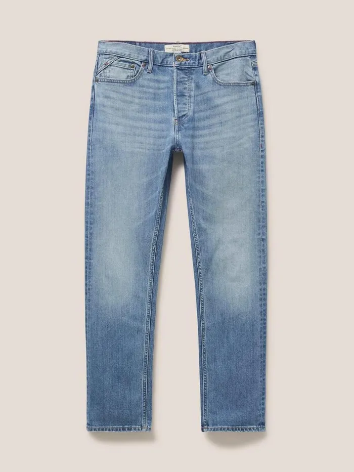 White Stuff TROUSERS Harwood Straight Jean Light Denim 8211 Men