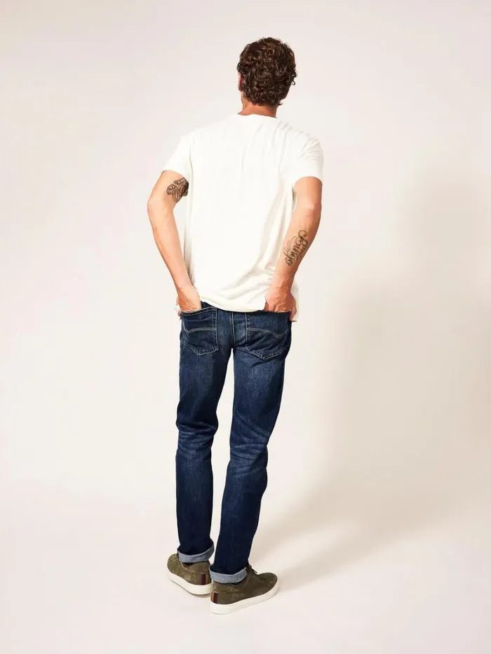 White Stuff TROUSERS Harwood Straight Jean Mid Denim 8211 Men White Stuff TROUSERS Harwood Straight Jean Mid Denim 8211 Men