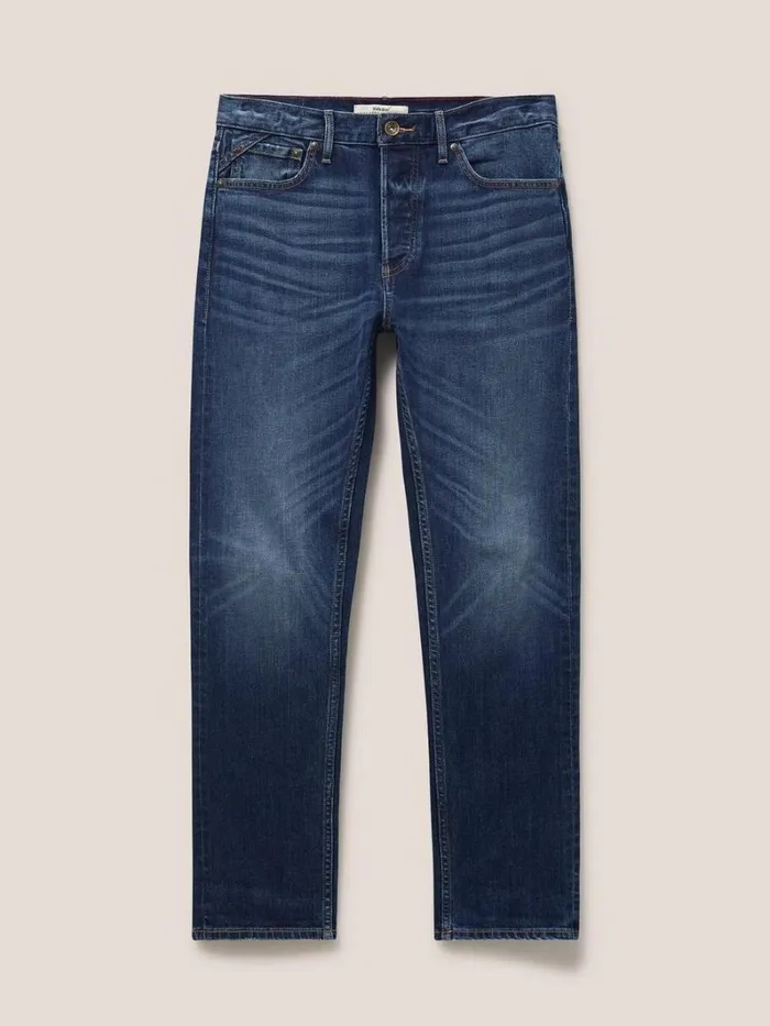 White Stuff TROUSERS Harwood Straight Jean Mid Denim 8211 Men White Stuff TROUSERS Harwood Straight Jean Mid Denim 8211 Men