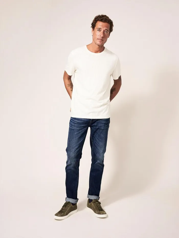 White Stuff TROUSERS Harwood Straight Jean Mid Denim 8211 Men White Stuff TROUSERS Harwood Straight Jean Mid Denim 8211 Men