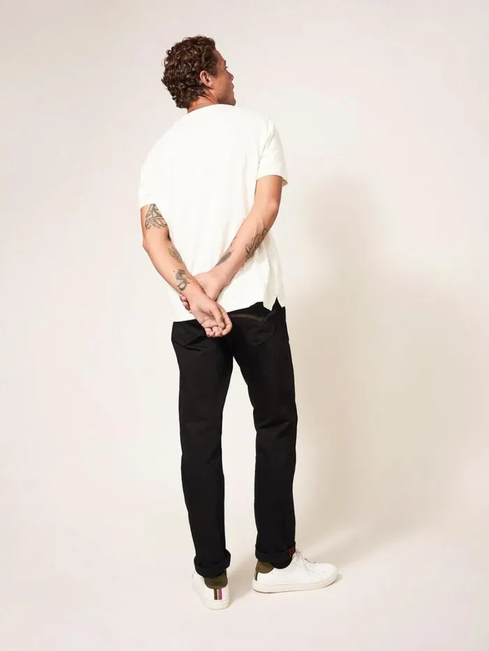 White Stuff TROUSERS Harwood Straight Jean Pure Black 8211 Men White Stuff TROUSERS Harwood Straight Jean Pure Black 8211 Men
