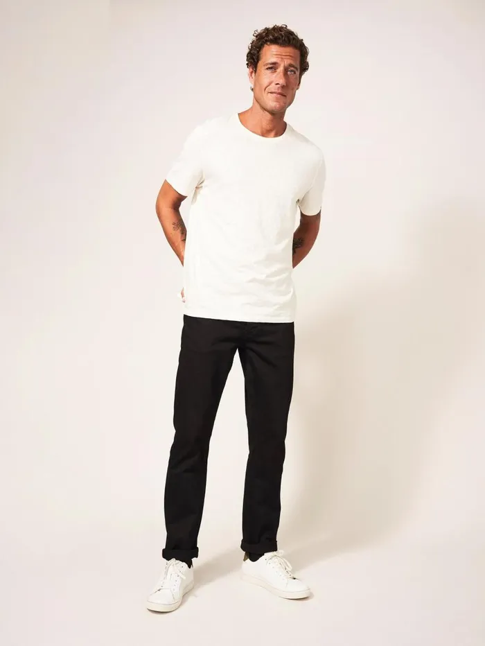 White Stuff TROUSERS Harwood Straight Jean Pure Black 8211 Men White Stuff TROUSERS Harwood Straight Jean Pure Black 8211 Men