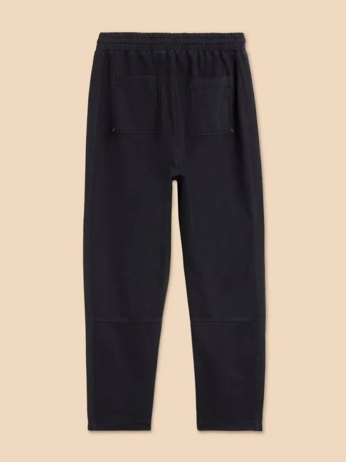 White Stuff TROUSERS Jersey Ava Jogger Pure Black 8211 Women